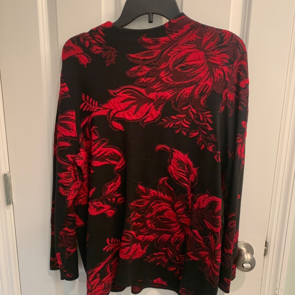 Chico's Baroque Print Mock Turtleneck Sweater NWT!